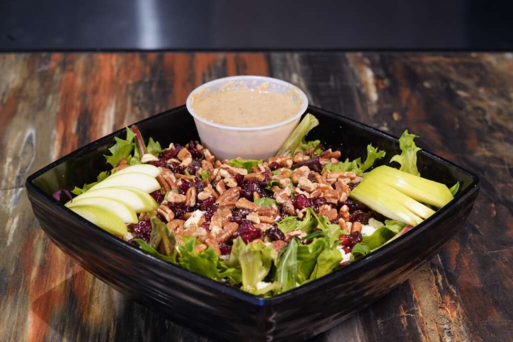 Apple Walnut Salad at the Dew Drop Inn, Derby CT
