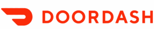 DoorDash logo at Dew Drop Inn, Derby, CT