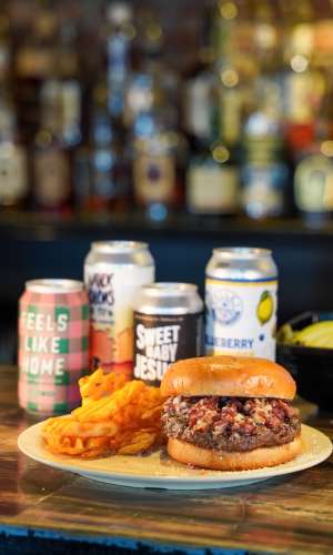 Dew Drop Inn Bacon Butter Parm Burger Dew Drop Inn Bacon Butter Parm Burger