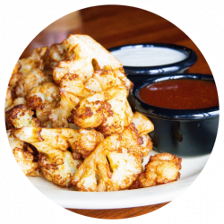 Fried Cauliflower at the dew drop inn bar in derby ct